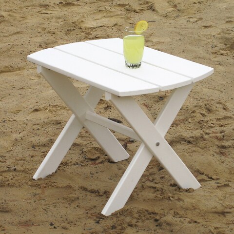 Poly Folding End Table