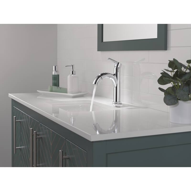 Delta 15749LF-PD Nicoli 1.2 GPM Single Hole Bathroom Faucet with Pull