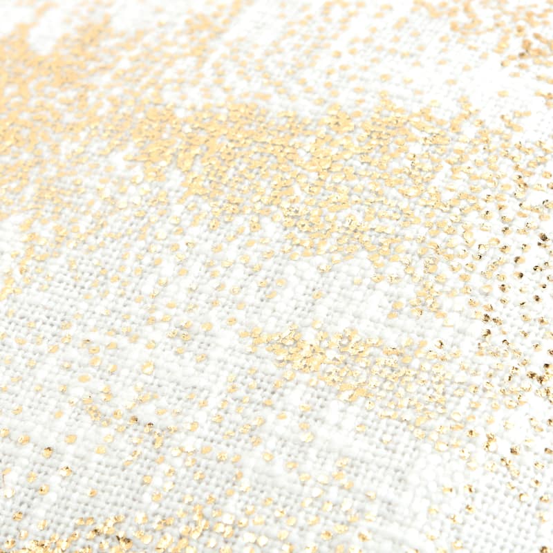 Rizzy Home Ivory/Gold Winter Tree Throw Pillow