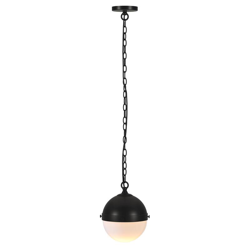 Aurora 9" Wide Pendant with Glass Shade - 9.13" Wide