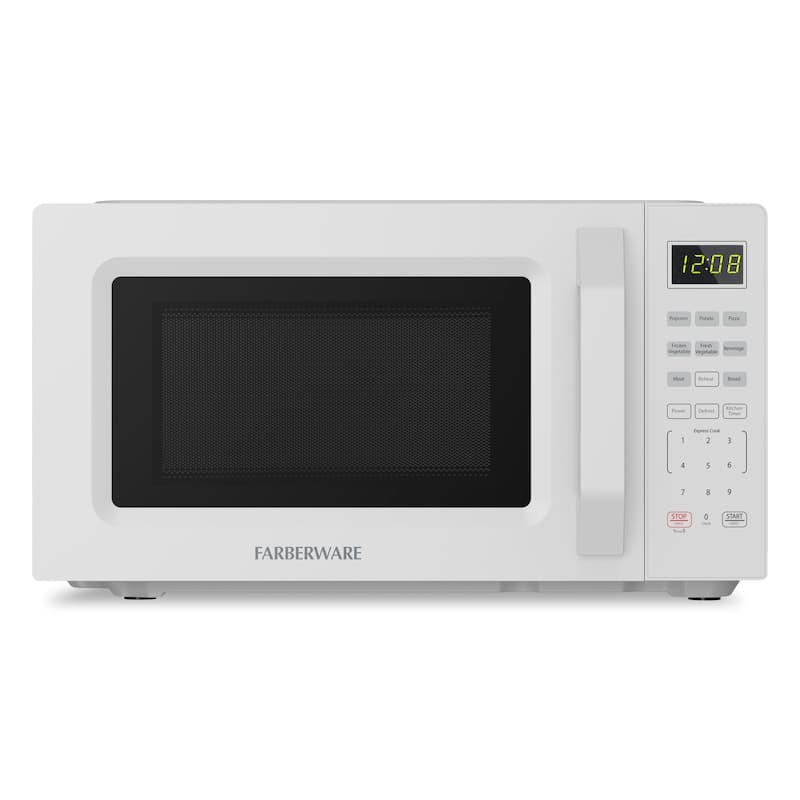 Farberware 700-Watt Compact Countertop Microwave - White