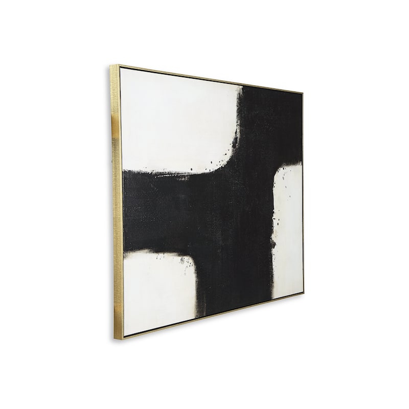 Ashley Furniture Reighlea Black/White Wall Art
