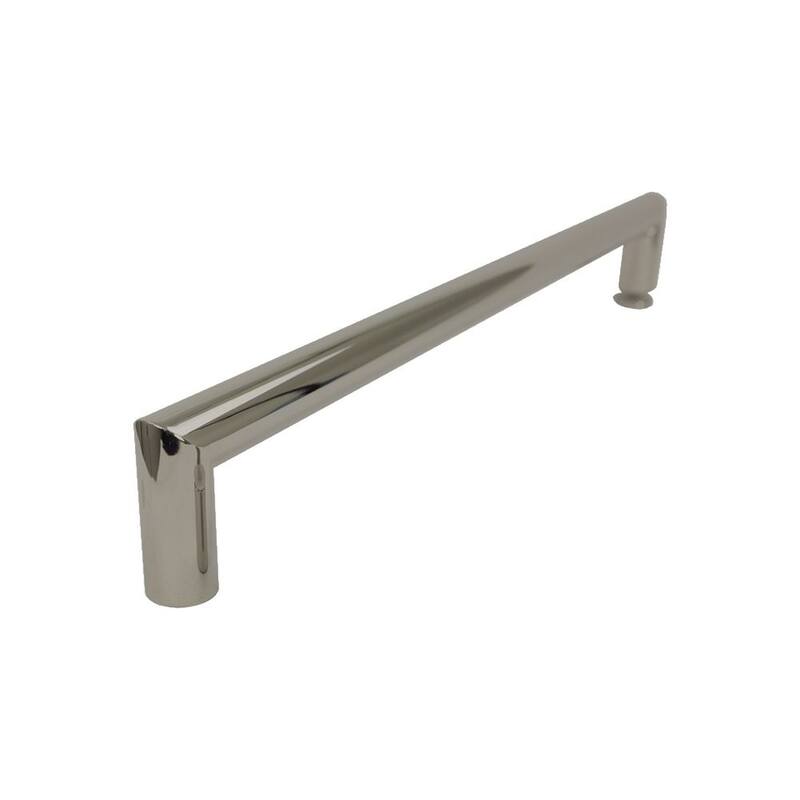Frederick 47 in. W x 76 in. H Sliding Semi-Frameless Shower Door in Brushed Nickel with Clear Glass - 48 x 76 - 48 x 76