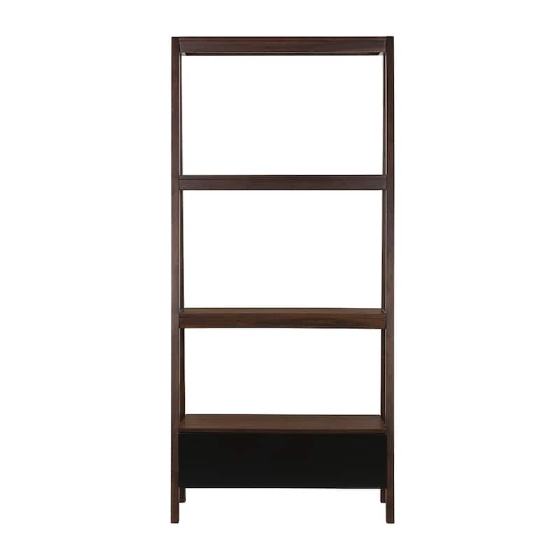 Wood Ladder Storage Shelf
