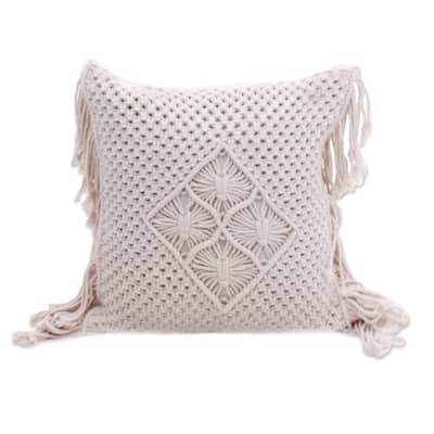Novica Handmade Center Of Attention Cotton Cushion Cover