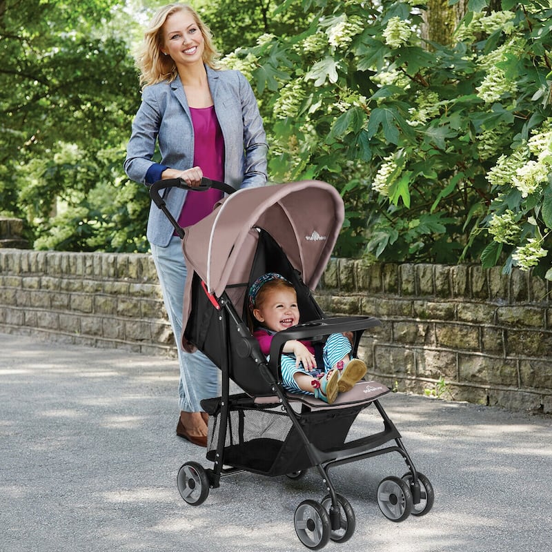 Costway Foldable Lightweight Baby Stroller Travel Pushchair 5-Point - See Details