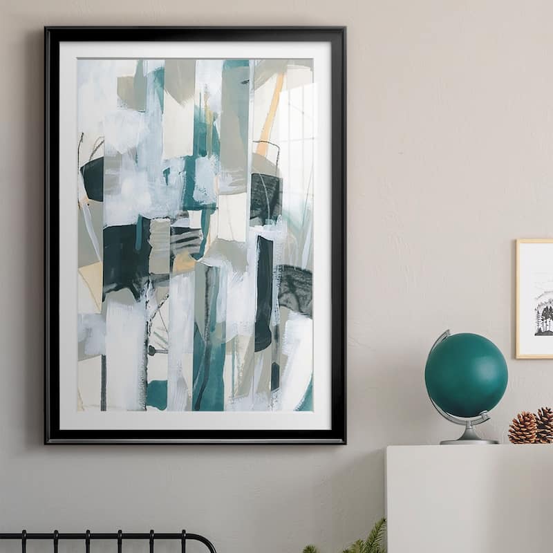 Sea Cavern Strata IV Premium Framed Print - Ready to Hang