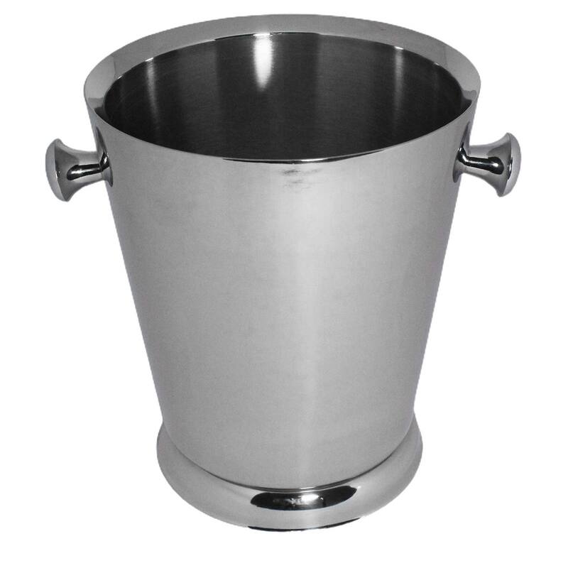 Sol Living Double Walled Stainless Steel Champagne Bucket - 8' x 11'