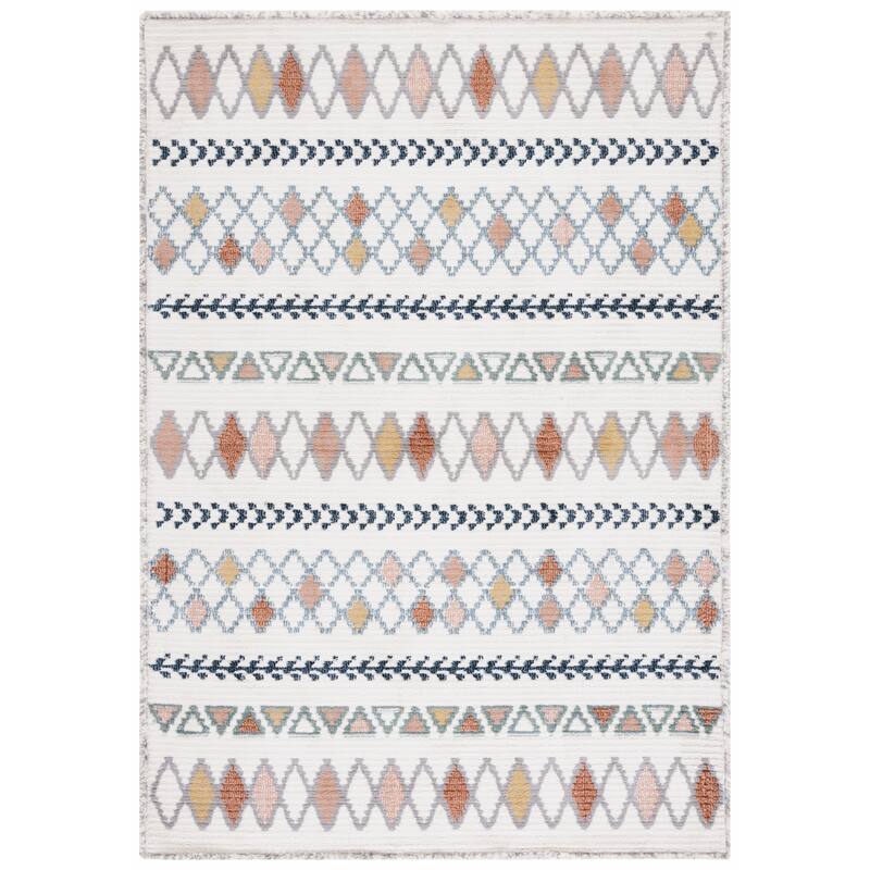 SAFAVIEH Marrakesh Domenica Boho Tribal Fringe Rug