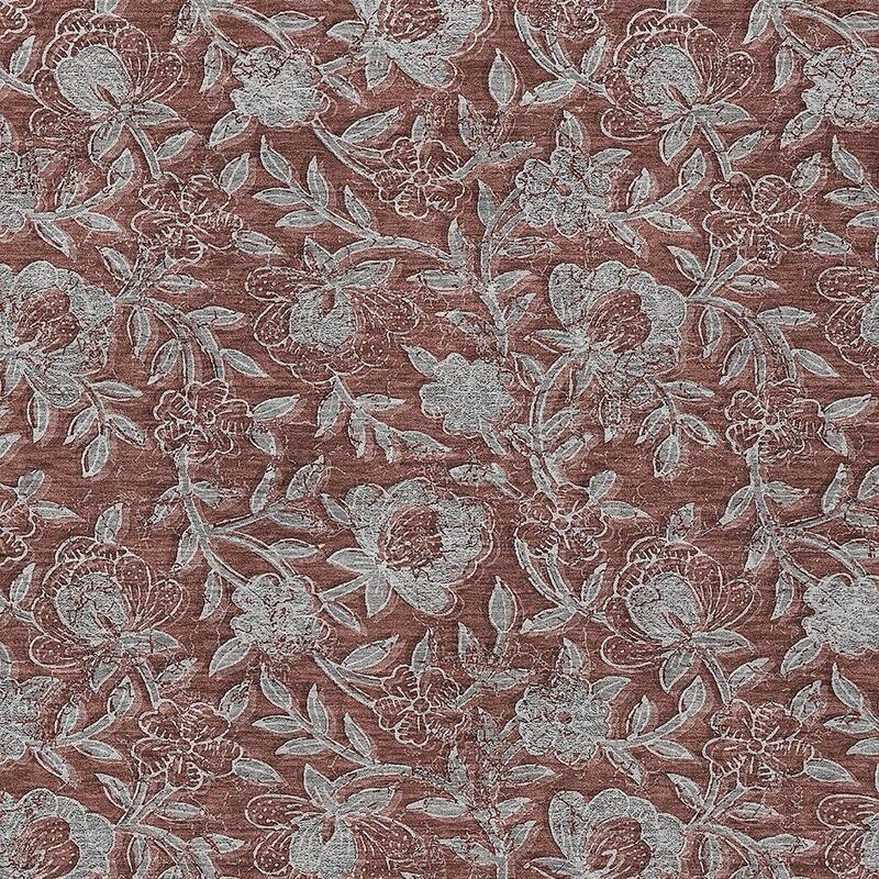 HomeRoots Floral Transitional Rectangle Outdoor Rug