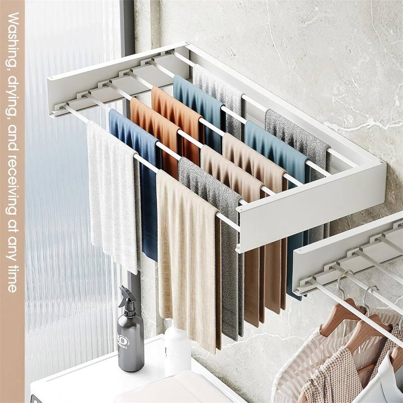 Adjustable 3-Tier Aluminum Laundry Drying Rack