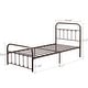 preview thumbnail 7 of 34, Industrial Metal Platform Bed Frame with Headboard Twin/Full/Queen/King Size Bed
