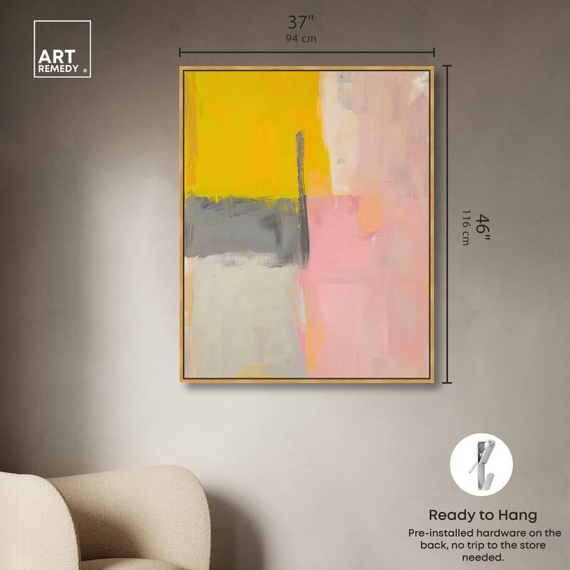 Tangerine Blush II Canvas by Art Remedy