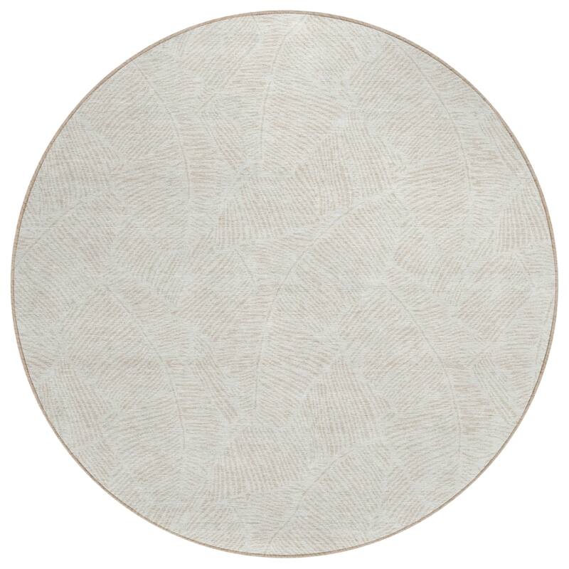 Machine Washable Indoor/ Outdoor Chantille Tropical Palm Rug