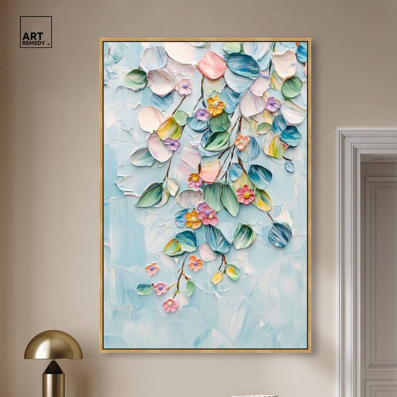 Textured Tendrils II Canvas by Art Remedy