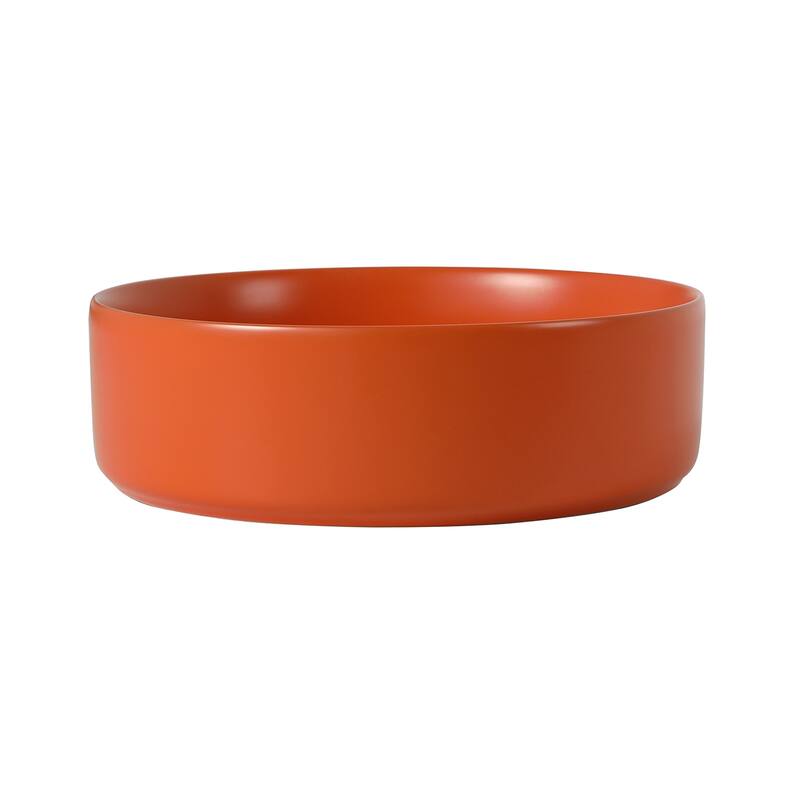 Topcraft Ceramic Countertop Art Basin Bathroom Sinks - 15.7"