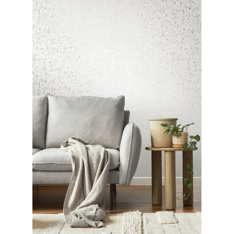 Advantage Callie White Concrete Wallpaper