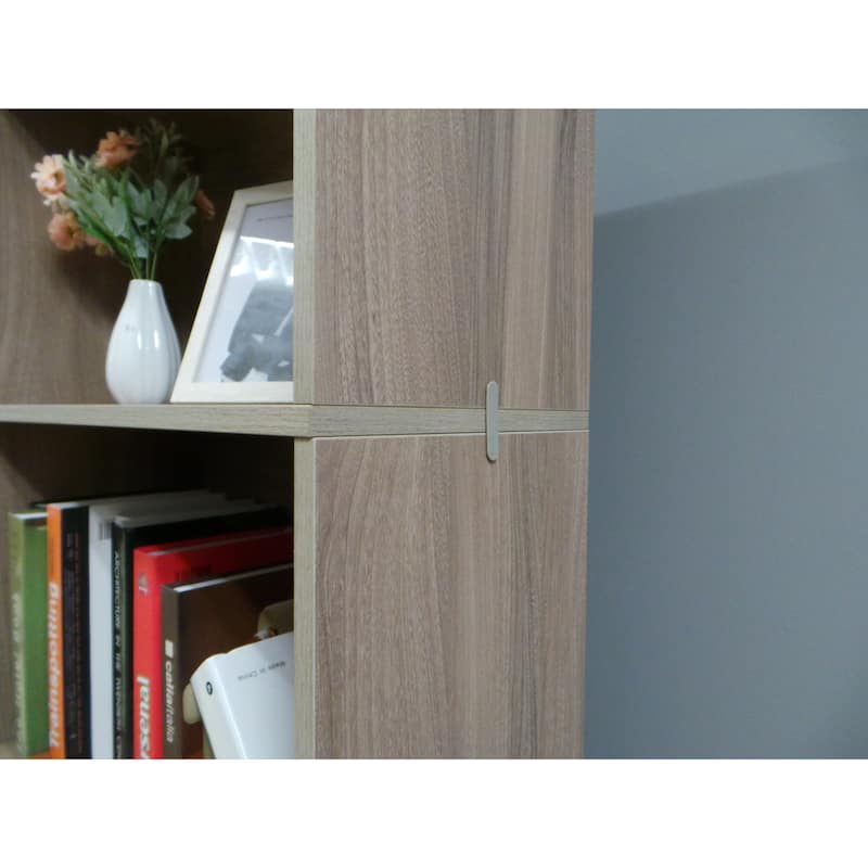 Level by Level 4-Tier Bookcase Tool-free Assembly