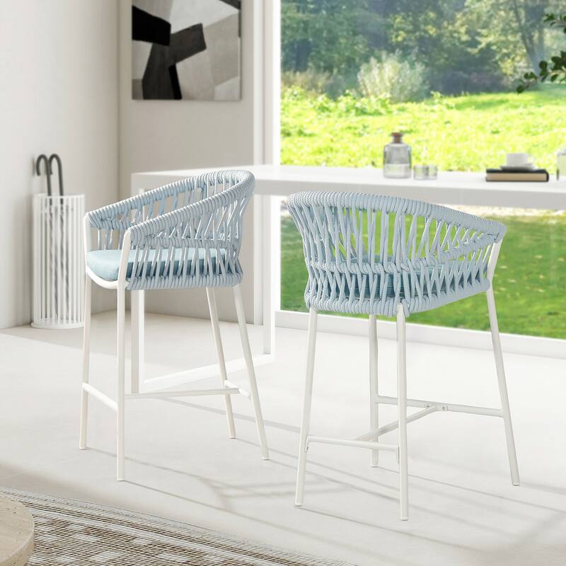 Patio Counter Stool - Blue