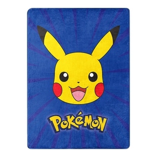 Pokemon Burst Pika Raschel Throw Blanket