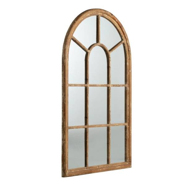 Shop 54 25 Brown And White Ada Arched Framed Large Wall Mirror