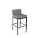 Option Warm Grey Faux Leather / Dark Brown Metal