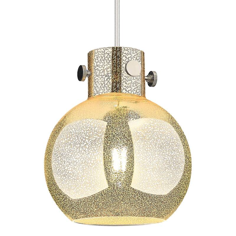 Innovations Lighting 410-1PS-G410-8ME Newton Sphere 8" Wide Cord Hung - Polished Nickel