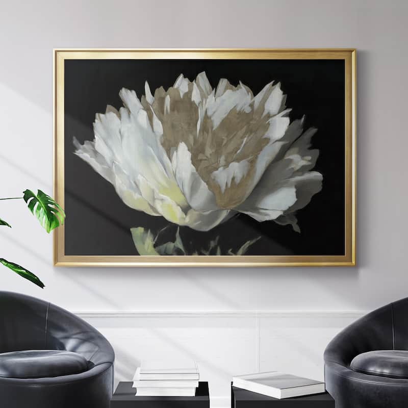 WHITE PEONY Premium Framed Canvas - Ready to Hang