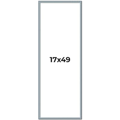 17x49 Frame Rustic Sky Blue Solid Wood Picture Frame | 0.75 Inch