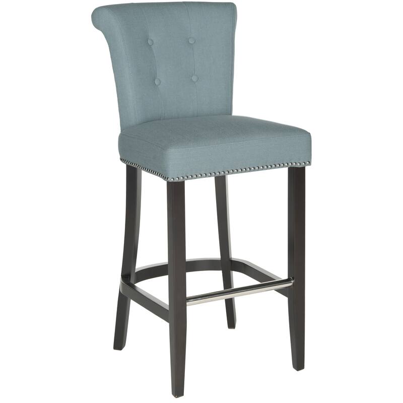SAFAVIEH Kayla Charcoal Ring 30-inch Bar Stool - 19.6" x 24.2" x 43.7" - 20Wx24Dx44H