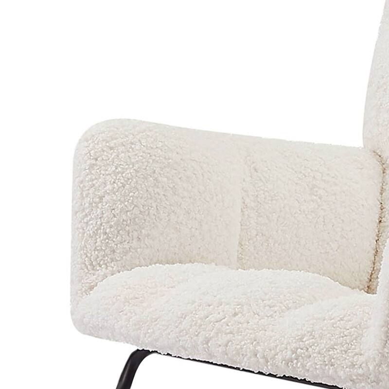 Lounge Chair Rocking Chair with High Backrest