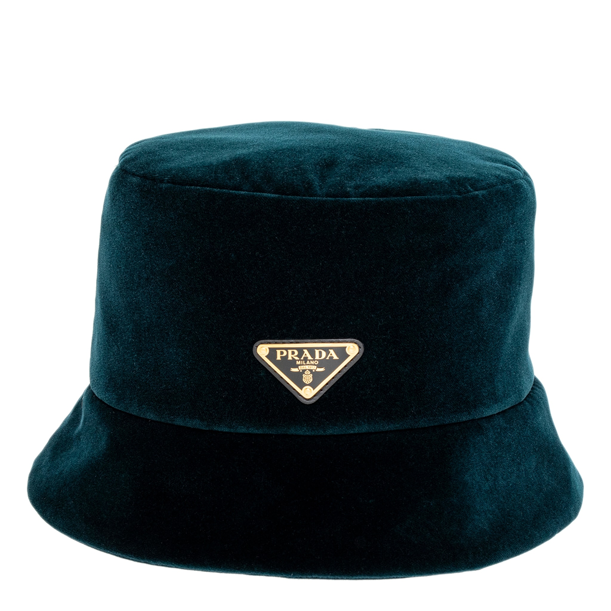 Prada Velvet Bucket Hat - Overstock - 43580393 display picture 2