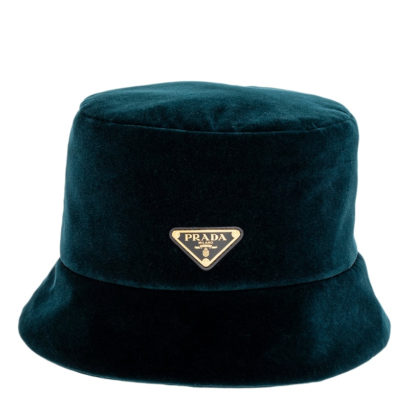 Prada Velvet Bucket Hat - Adult L (7 1/4 - 7 3/8)