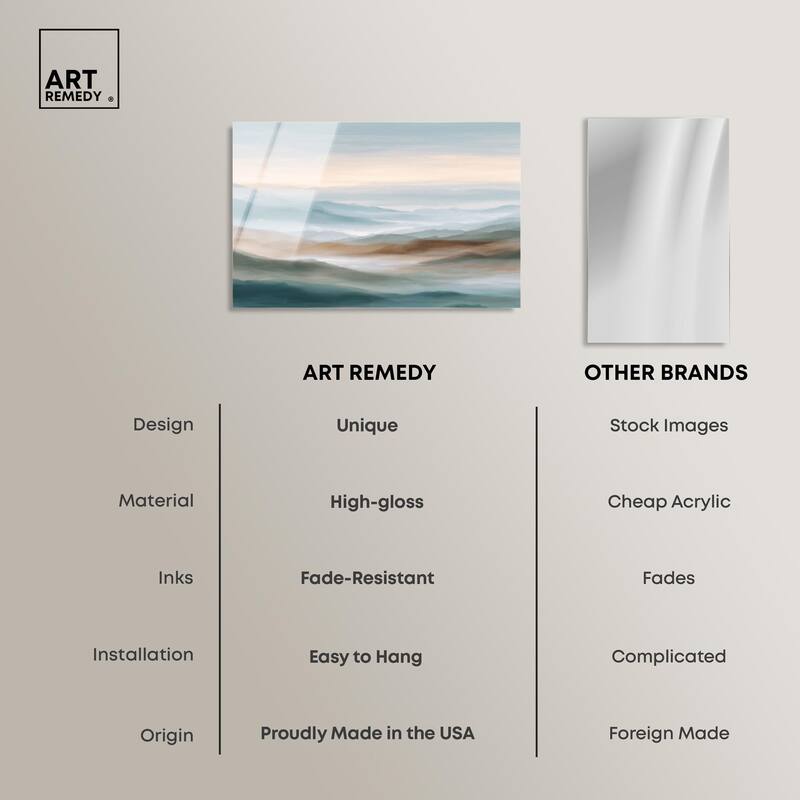 Nuance of the Range III Acrylic by Art Remedy, Ready to Hang