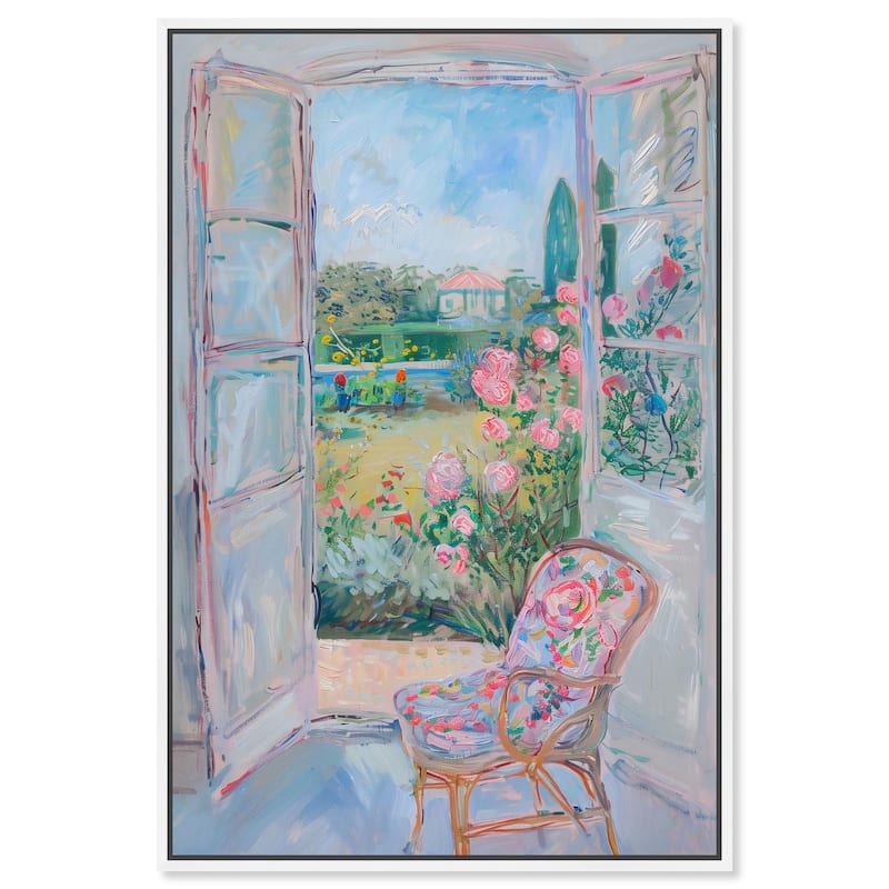 Whispers of Giverny Canvas by Art Remedy - White - 30" x 45"