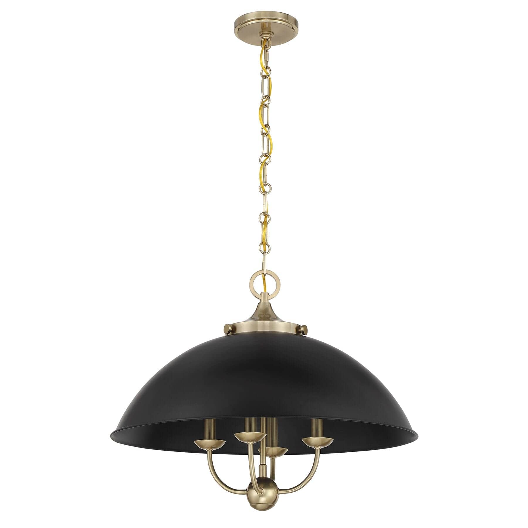 Option Matte Black and Warm Brass