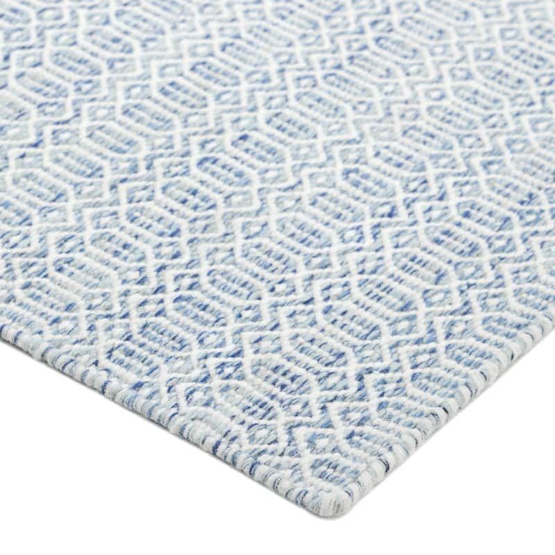 Overton Handmade Modern Contemporary Geometric Area Rug