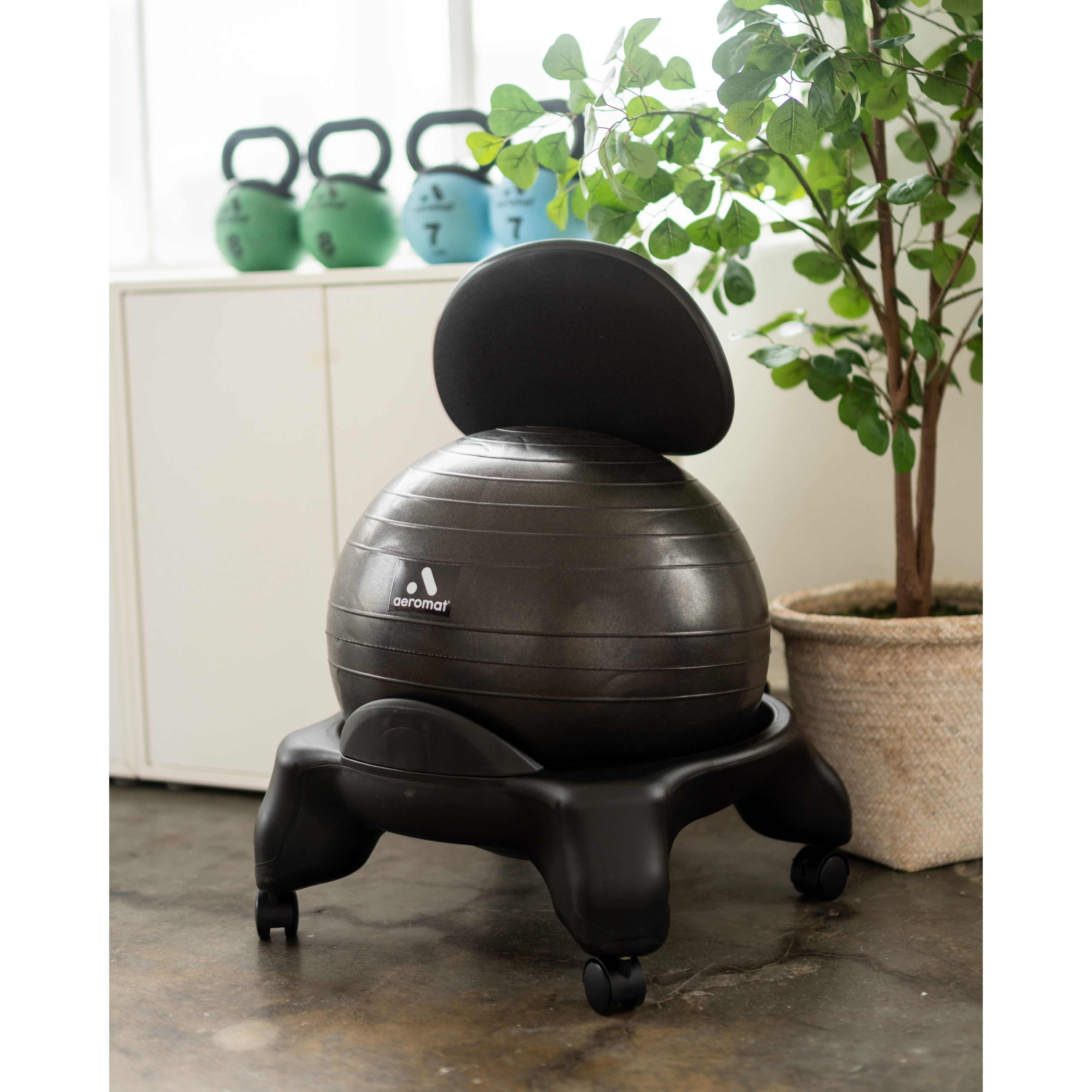 Aeromat® Adjustable Ball Chair - 22"x22"x32"