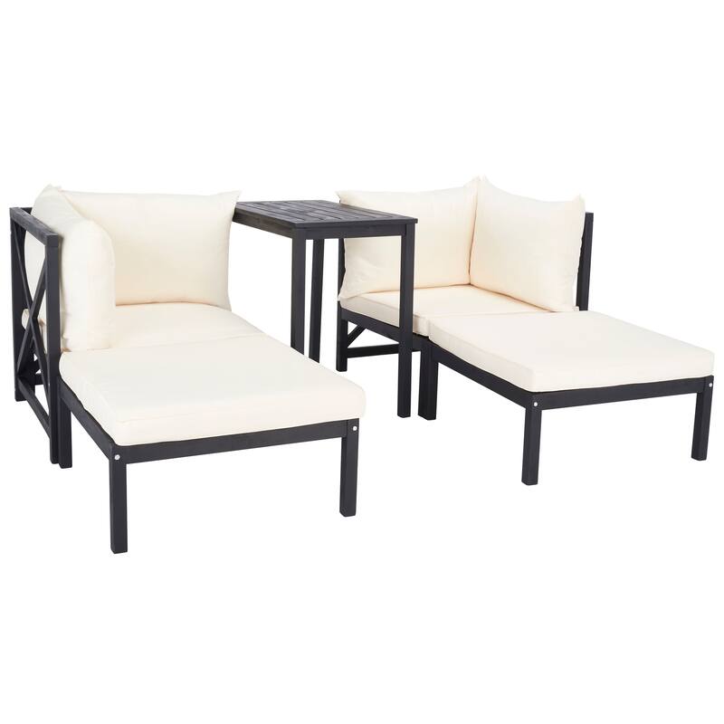 SAFAVIEH Outdoor Living Ronson 5 Pc Sectional Set - 26.9 x 26.9 x 26.8