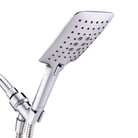 3 Settings Adjustable Shower Head Set with Hose - 3.94*3.94*10.24