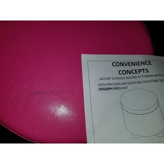 Copper Grove Bramstedt Round Accent Storage Ottoman