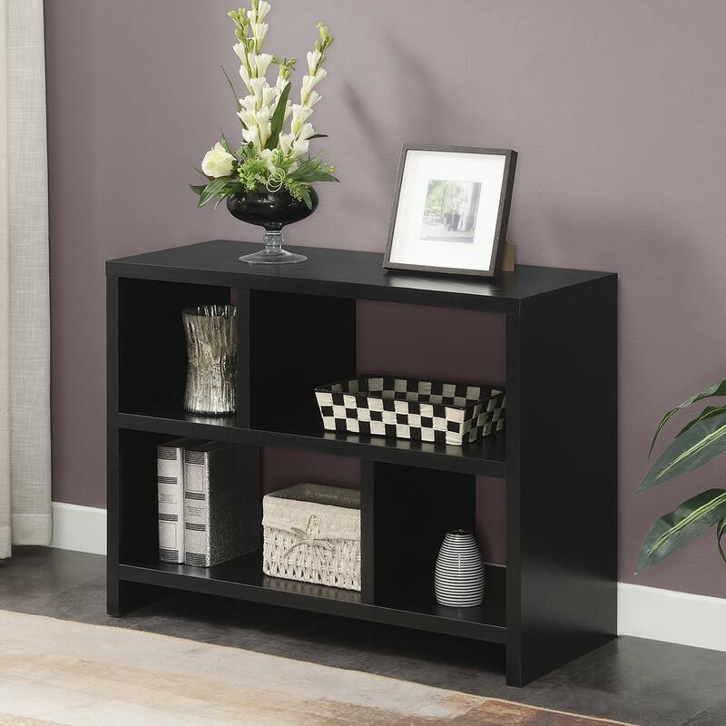 Convenience Concepts Northfield Console 3 Tier Bookcase - Black