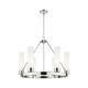 Option Striped White / Polished Nickel