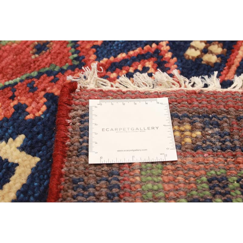 ECARPETGALLERY Hand-knotted Jules Serapi Dark Red Wool Rug - 4'10 x 7'7