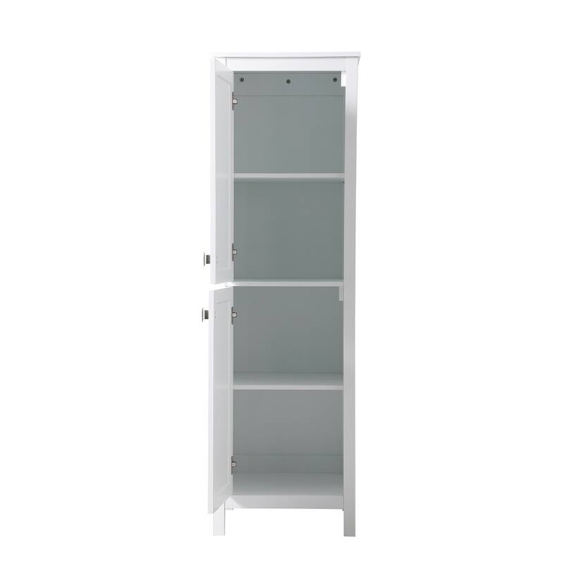 Indigo Home 20 Inch Bathroom Linen Storage Freestanding Cabinet - 20 x 22