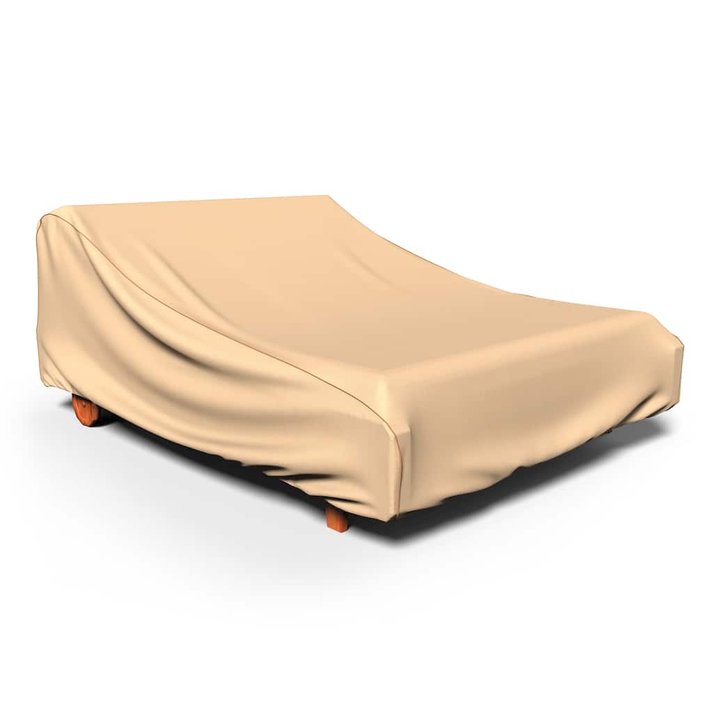 Budge StormBlock™ Savanna Tan Patio Chaise Lounge Cover Multiple Sizes