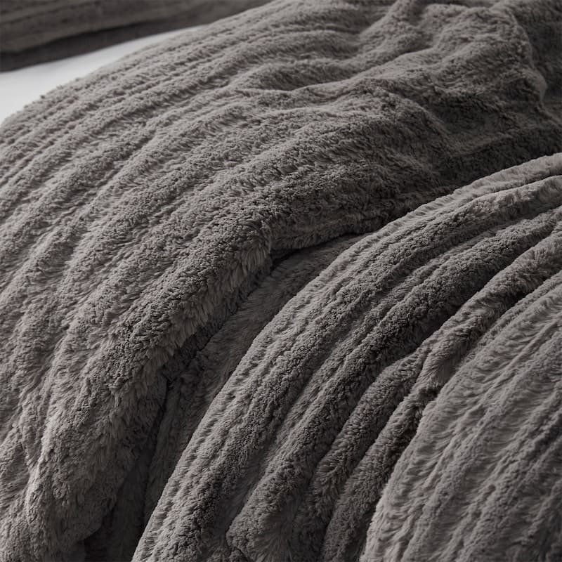 You're Makin Me Plush® - Coma Inducer® Oversized Comforter Set - Petrified Oak