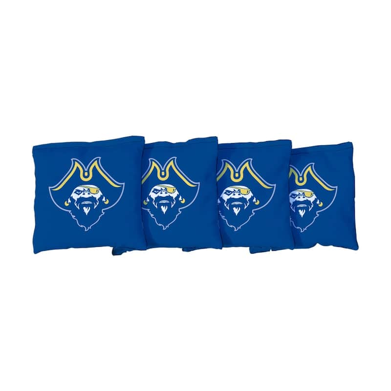 Massachusetts Dartmouth UMASS Corsairs Blue Cornhole Bags - Corn Filled