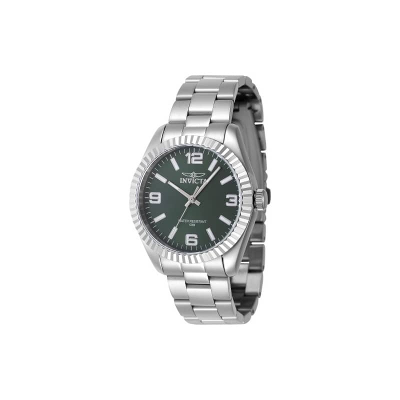 Invicta Women's 47465 Specialty Quartz 3 Hand Green Dial Watch