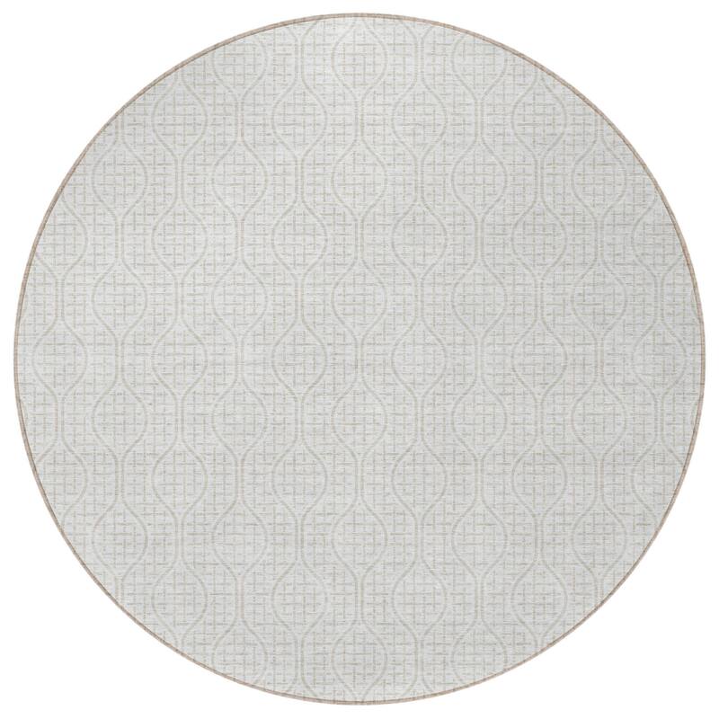HomeRoots Geometric Transitional Rectangle Outdoor Rug